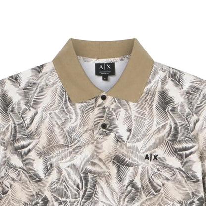 Beige - Side - Armani Exchange Mens Classic Polo Shirt