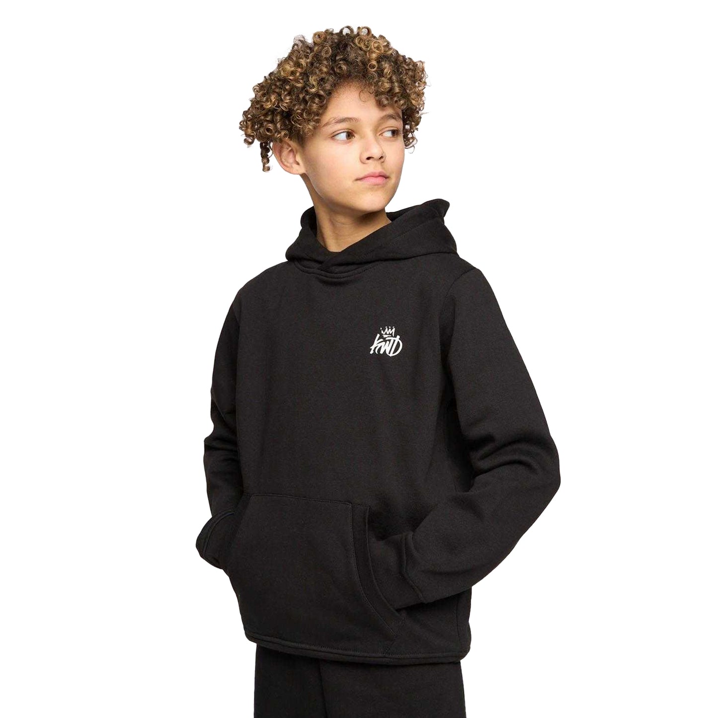 Black - Front - Kings Will Dream Childrens-Kids Stanton Hoodie