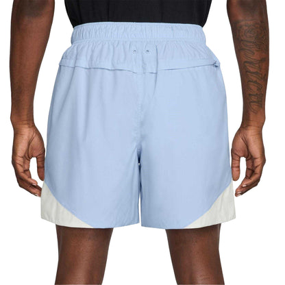 Blue - Back - Nike Mens Colour Block Track Shorts