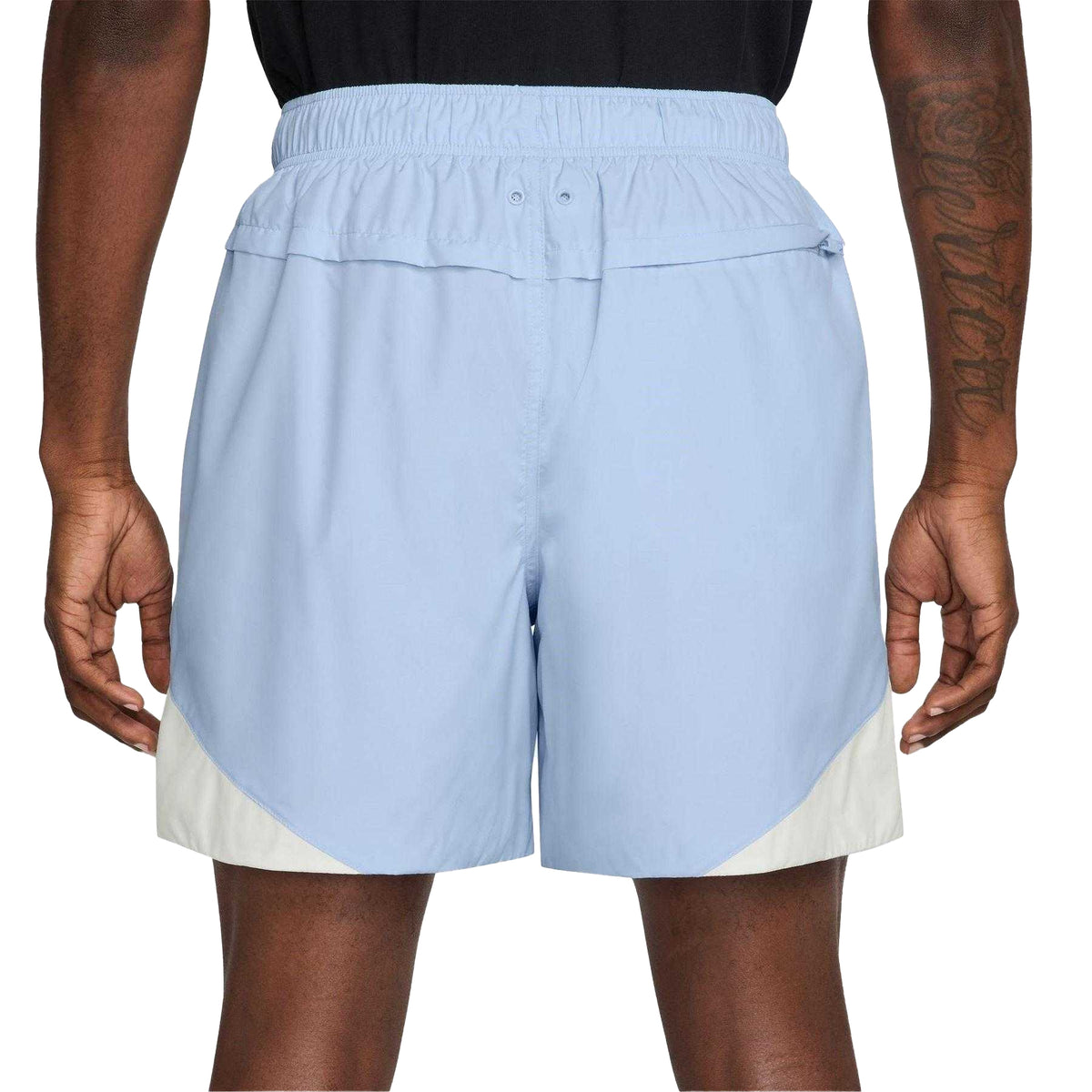 Blue - Back - Nike Mens Colour Block Track Shorts