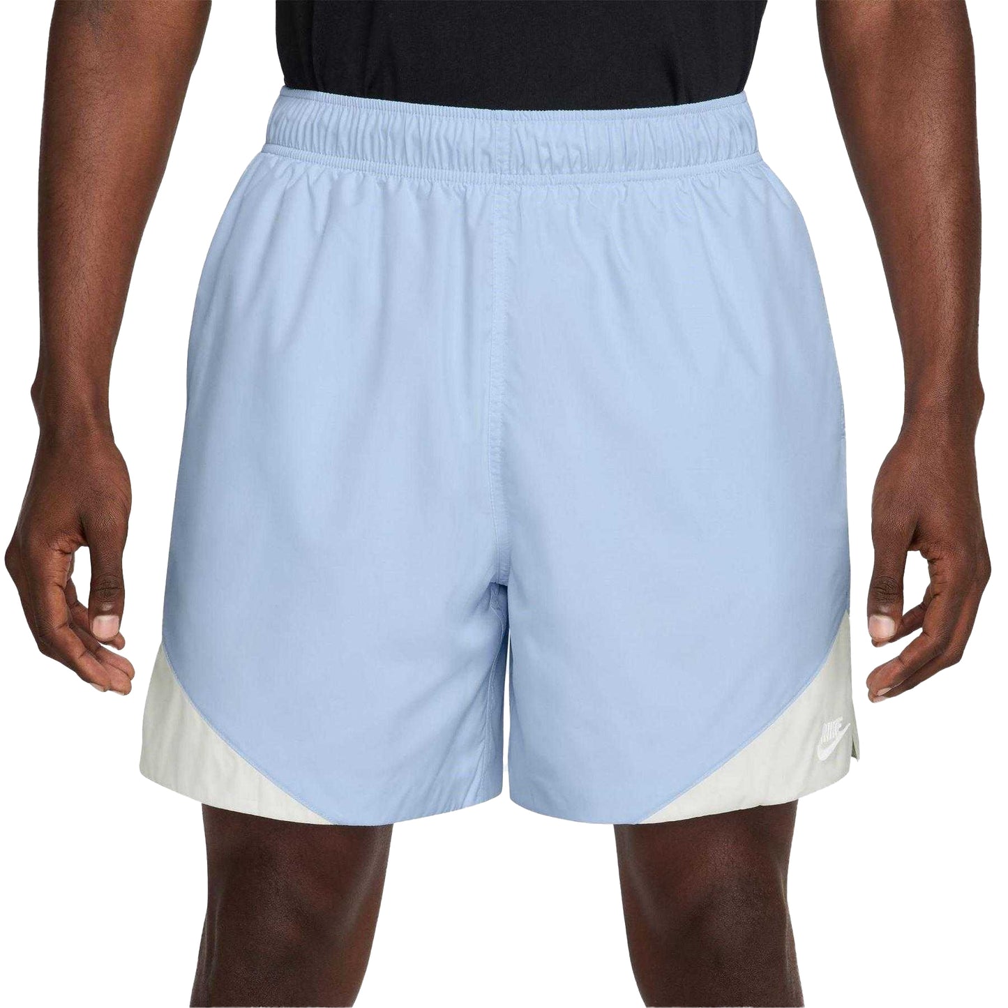 Blue - Front - Nike Mens Colour Block Track Shorts