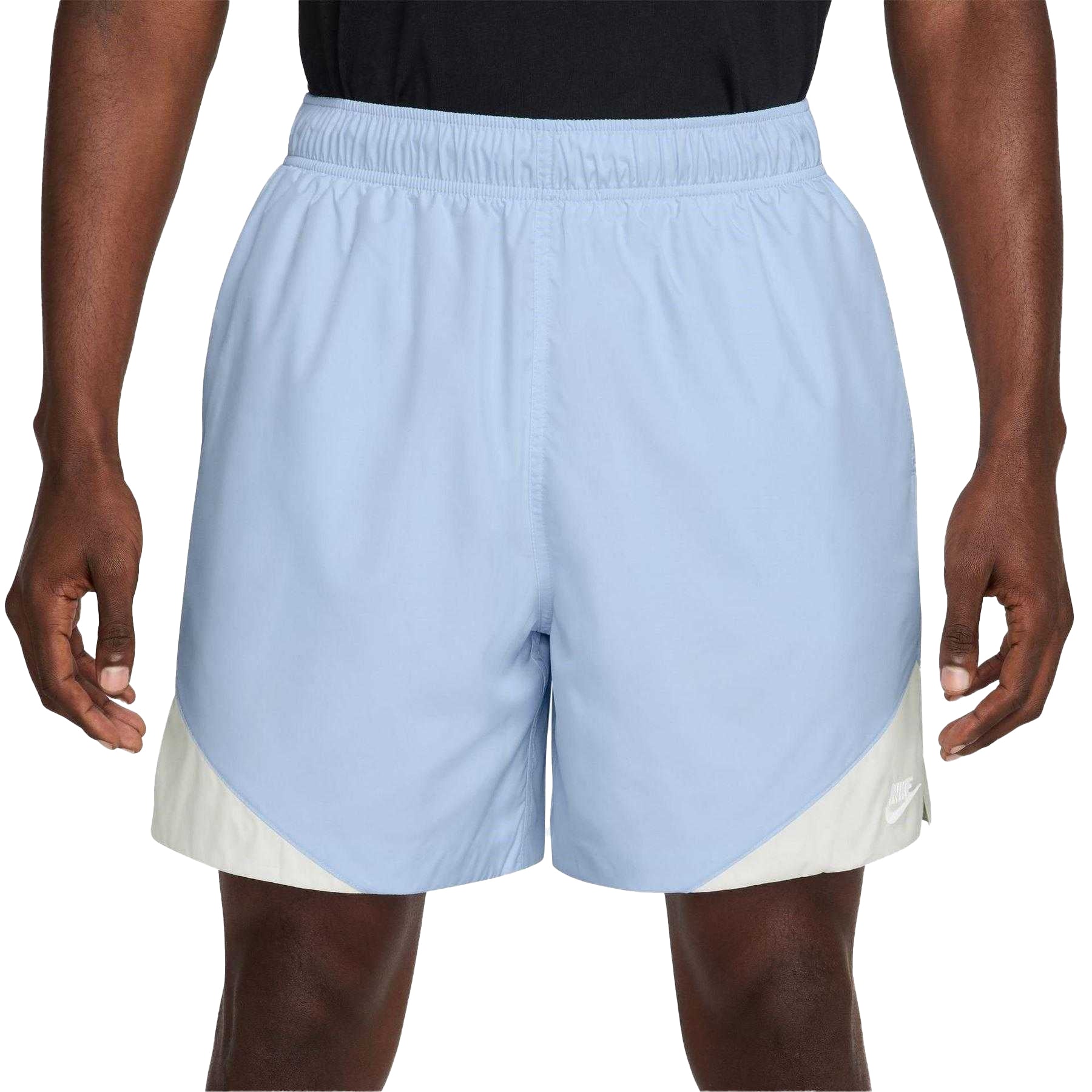 Blue - Front - Nike Mens Colour Block Track Shorts