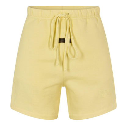 Canary Yellow - Front - Fear Of God Essentials Mens Fleece Sweat Shorts