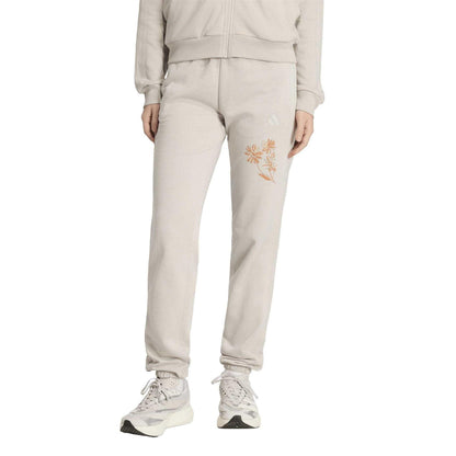 Wonder Alumina - Pack Shot - Adidas Womens-Ladies Fleece Floral Joggers