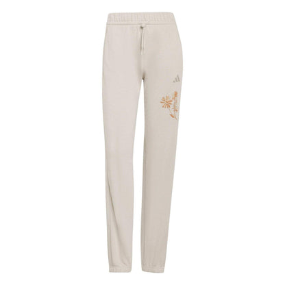 Wonder Alumina - Front - Adidas Womens-Ladies Fleece Floral Joggers