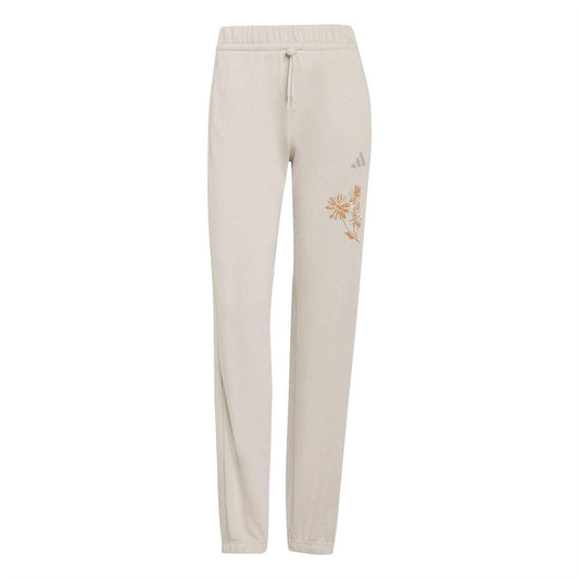 Wonder Alumina - Front - Adidas Womens-Ladies Fleece Floral Joggers