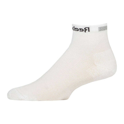 White - Back - Reebok Womens-Ladies Running Cycling Quarter Lightweight Ankle Socks