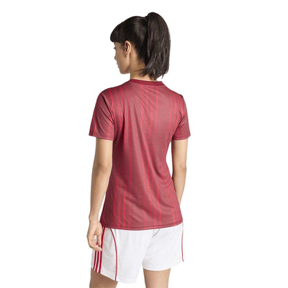 Claret - Lifestyle - Adidas Womens-Ladies Arsenal FC Football Shirt