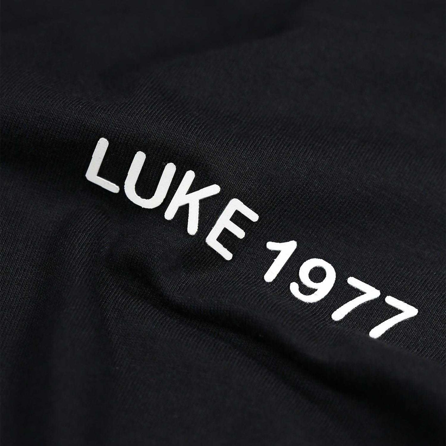 Black - Side - Luke 1977 Unisex Adult Grivola Back Print T-Shirt