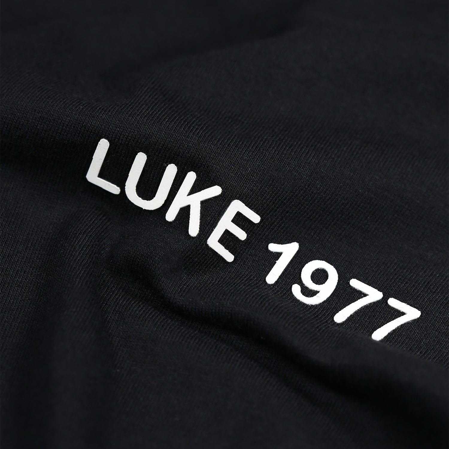 Black - Side - Luke 1977 Unisex Adult Grivola Back Print T-Shirt