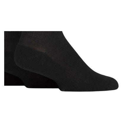 Black - Side - Reebok Unisex Adult Ankle Length Ankle Socks (Pack of 3)