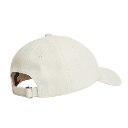 Beige - Back - Tommy Jeans Embroidered Logo Baseball Cap