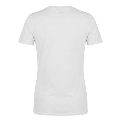 White - Back - AWD Unisex Adult Glasto T-Shirt