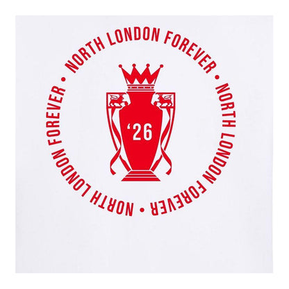 White - Side - AWD Unisex Adult North London Forever Arsenal FC T-Shirt