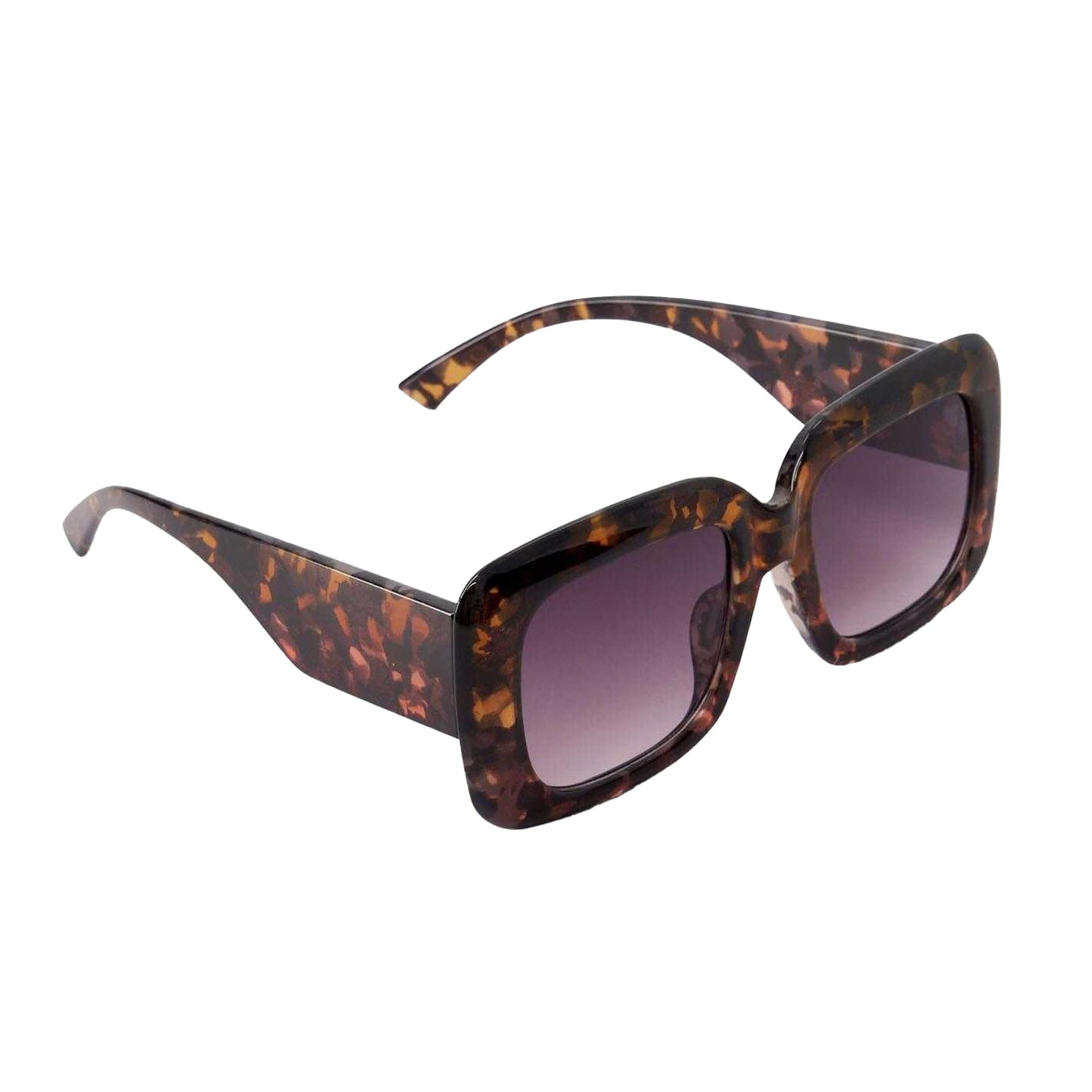 Tortoiseshell - Back - Dune London Womens-Ladies Gigi Colour Block Tortoise Shell Sunglasses