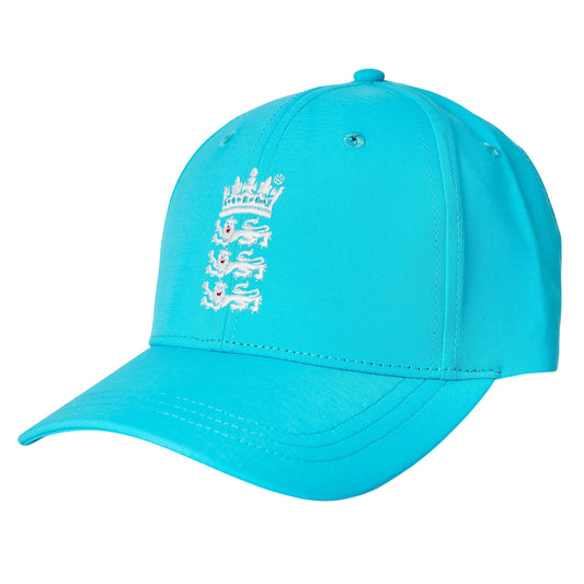 Atoll Blue-Blue Danube - Front - Castore Ecb T20 Cricket Baseball Cap