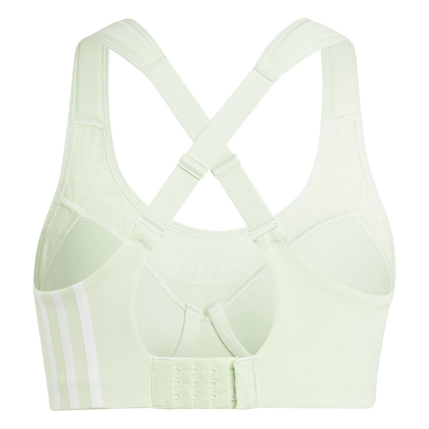 Green - Back - Adidas Womens-Ladies Impact High Support Training Sports Bra