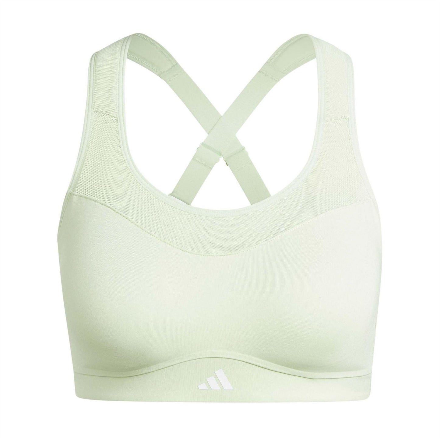Green - Front - Adidas Womens-Ladies Impact High Support Training Sports Bra