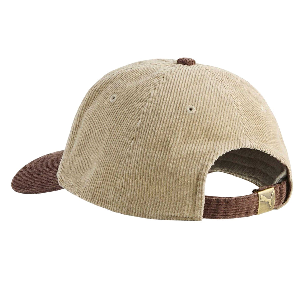 Chestnut Brown - Back - Puma Corduroy Baseball Cap