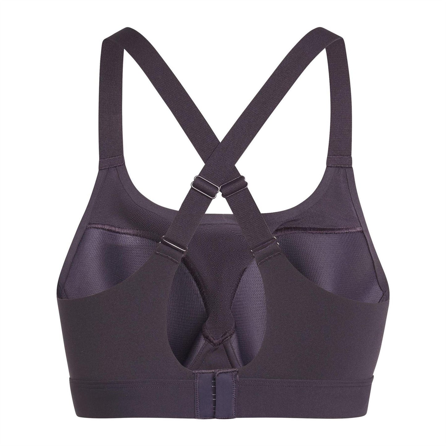 Purple - Back - Adidas Womens-Ladies TLRD Luxe Non-Wired Sports Bra