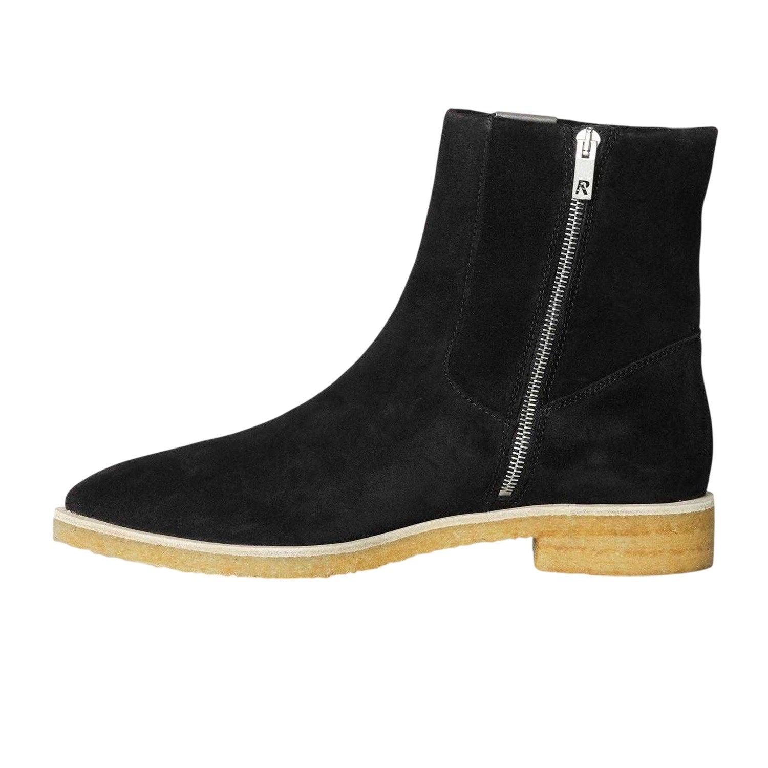Black - Back - Represent Mens Suede Chelsea Boots