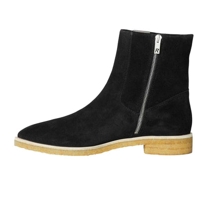 Black - Back - Represent Mens Suede Chelsea Boots