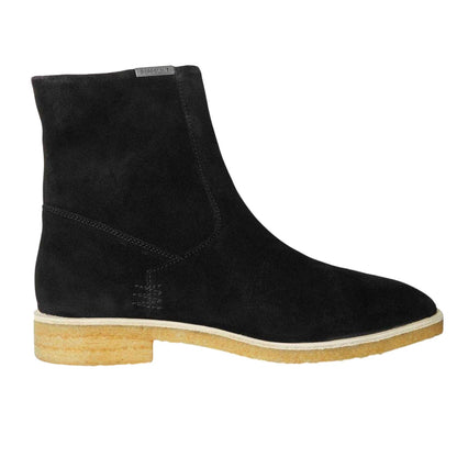 Black - Front - Represent Mens Suede Chelsea Boots