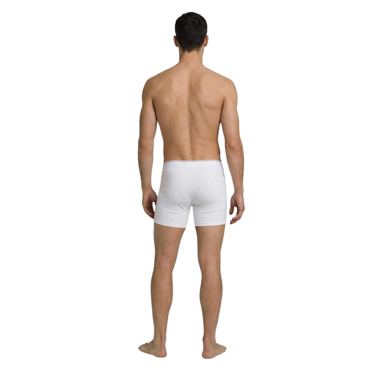 Black-Grey-White - Lifestyle - Calvin Klein Mens Cotton Boxer Briefs (Pack of 3)