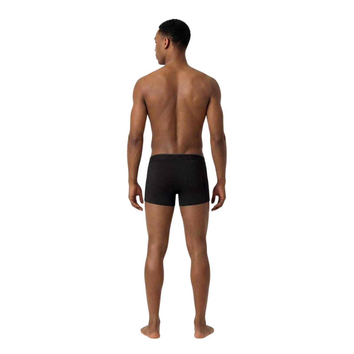 Black - Back - Calvin Klein Mens Cotton Blend Snug Fit Boxer Briefs (Pack of 3)