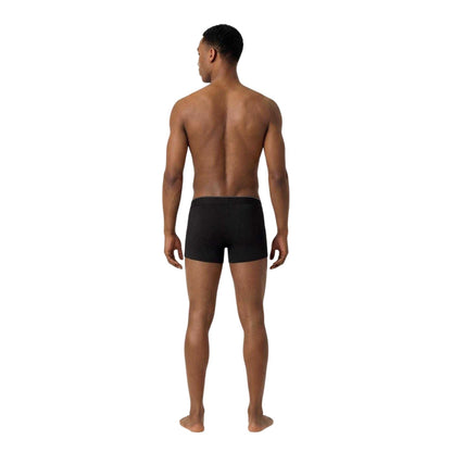Black - Back - Calvin Klein Mens Cotton Blend Snug Fit Boxer Briefs (Pack of 3)