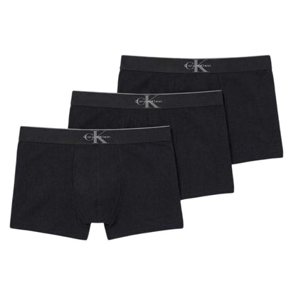 Black - Front - Calvin Klein Mens Cotton Blend Snug Fit Boxer Briefs (Pack of 3)