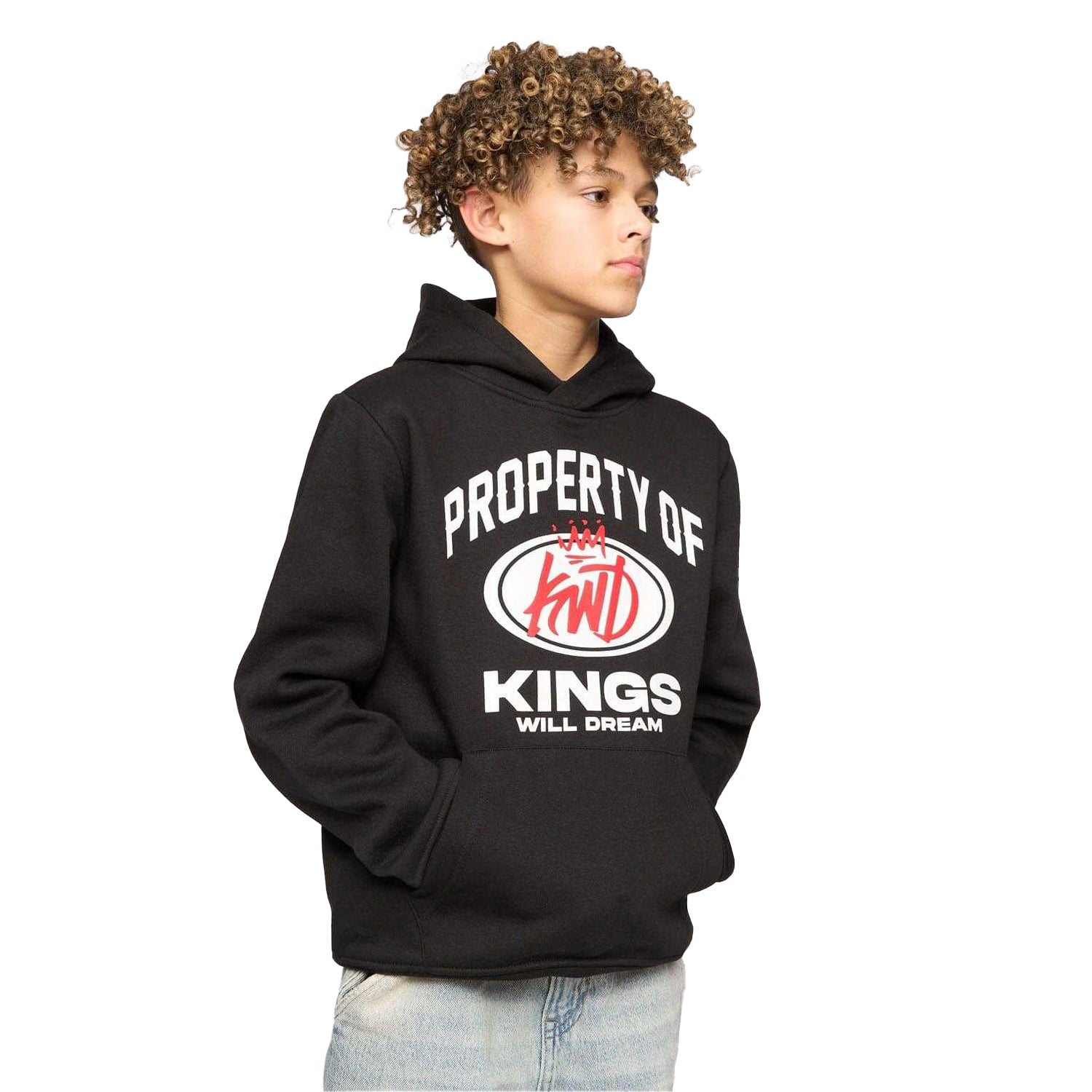 Black - Lifestyle - Kings Will Dream Childrens-Kids Prop Hoodie