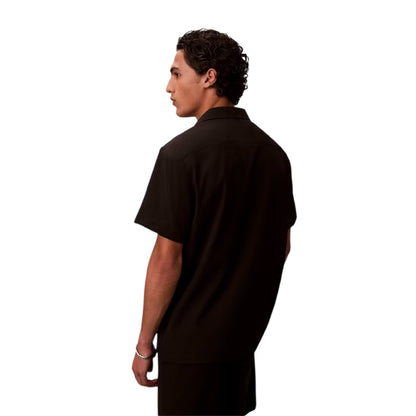 Black - Back - Calvin Klein Mens Classic Tailored Shirt