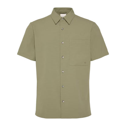 Deep Lichen Green - Front - Calvin Klein Mens Classic Tailored Shirt