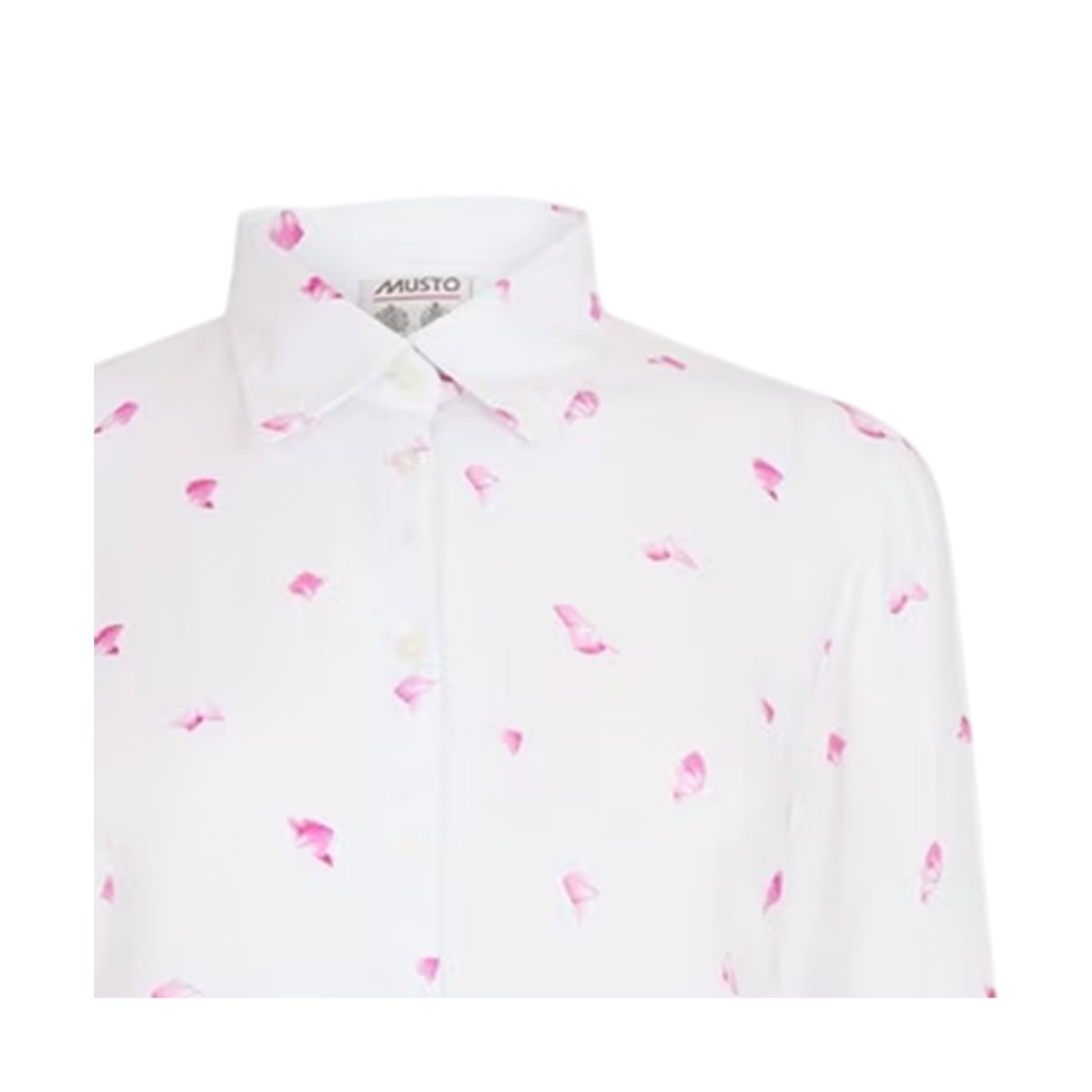 White - Side - Musto Womens-Ladies Country Shirt