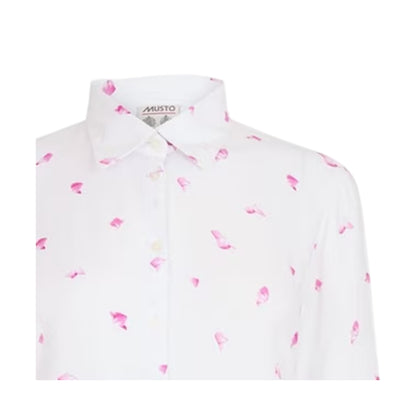White - Side - Musto Womens-Ladies Country Shirt