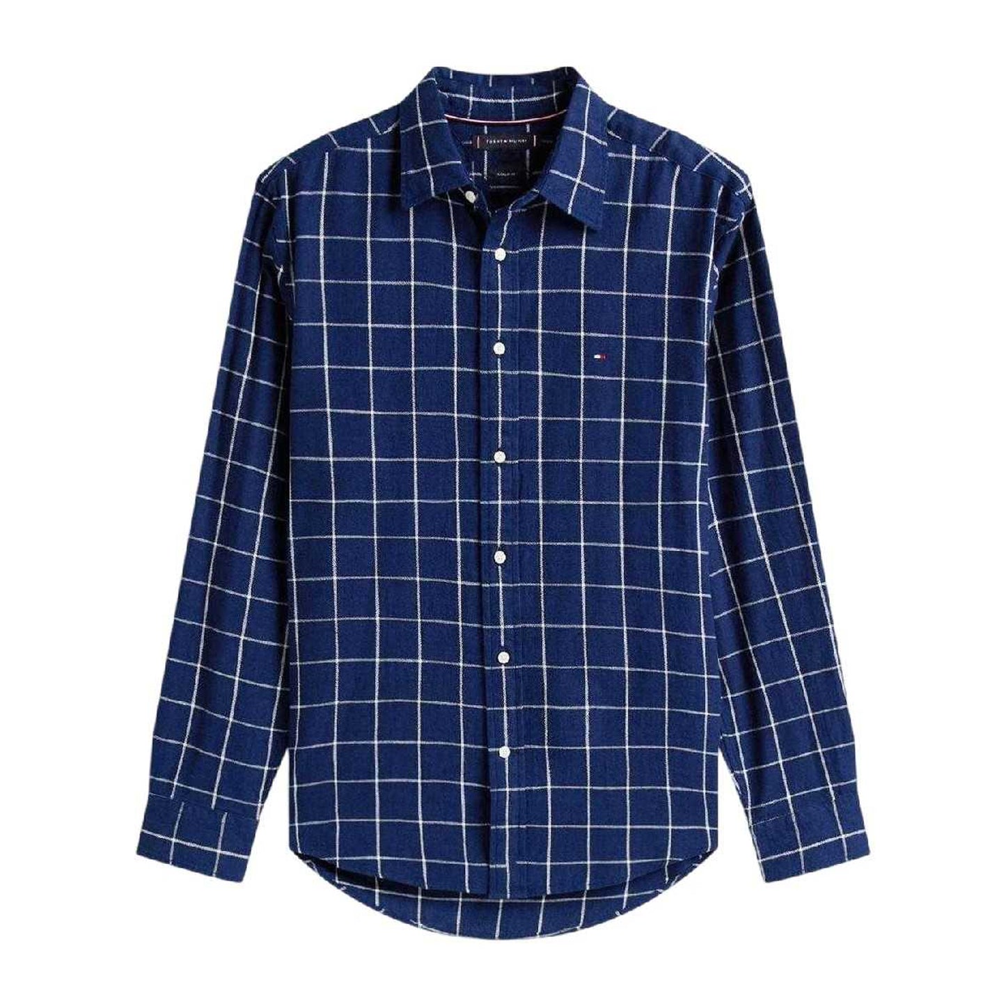 Blue Indigo - Front - Tommy Hilfiger Mens Twill Shirt