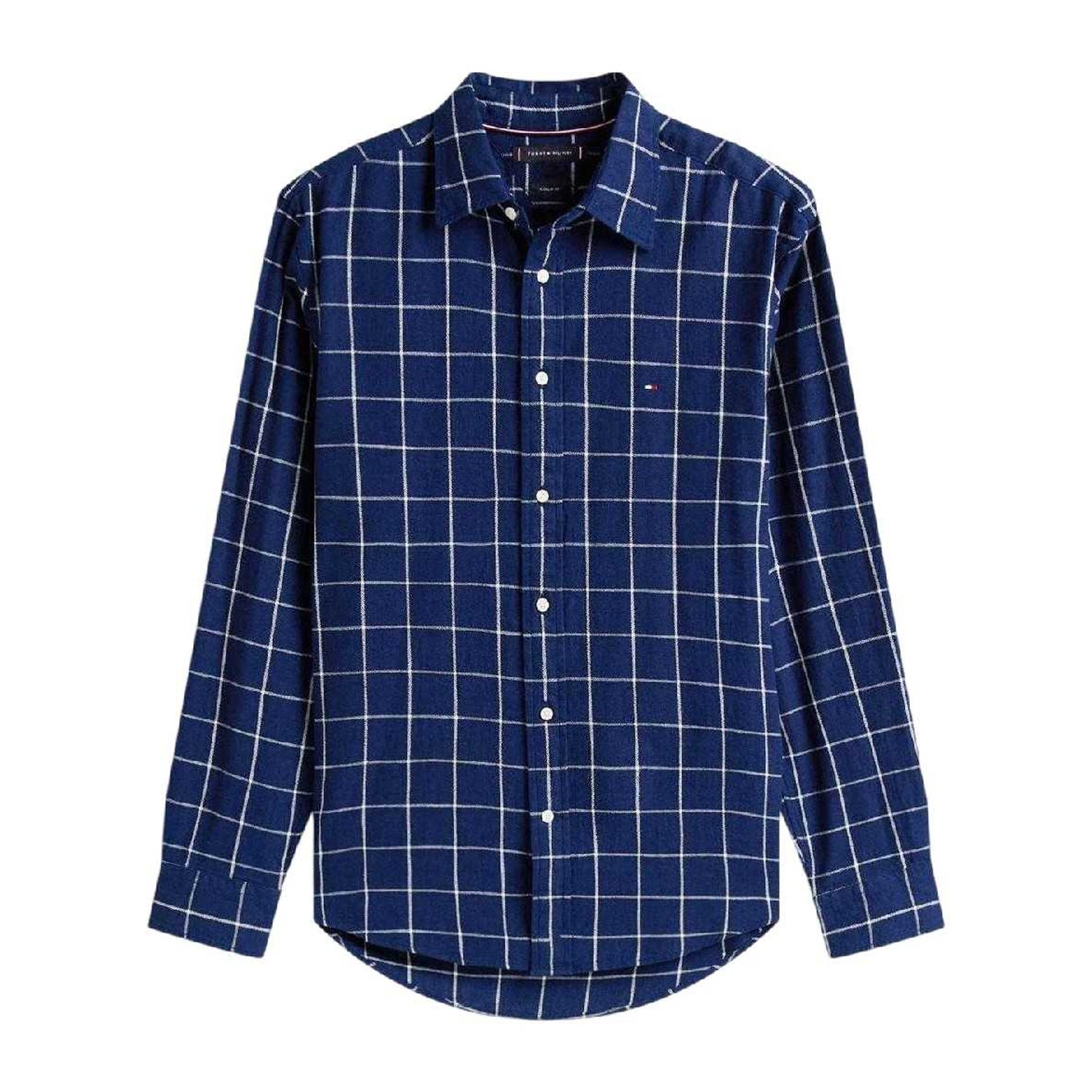 Blue Indigo - Front - Tommy Hilfiger Mens Twill Shirt