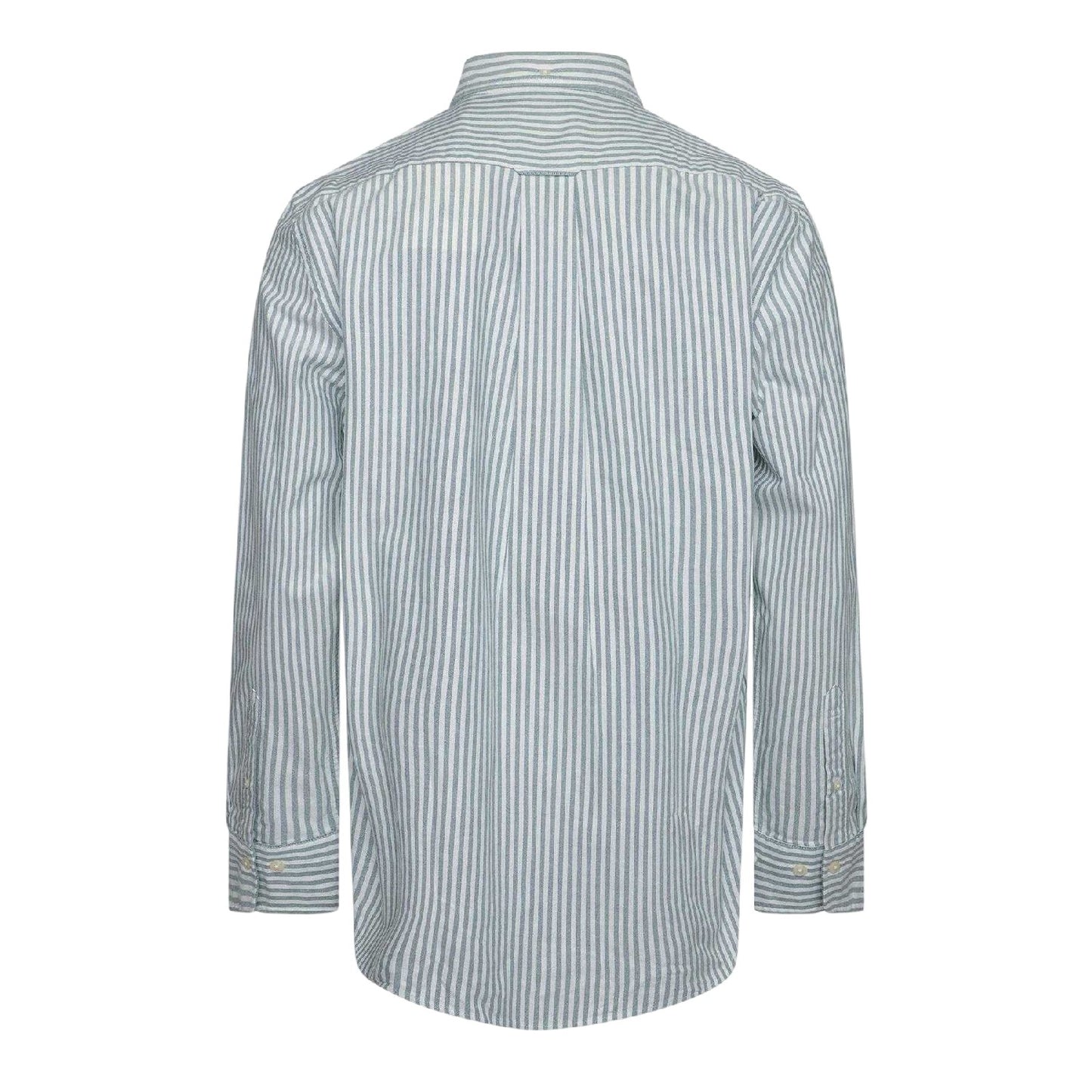 Forest Green - Back - Gant Mens Classic Striped Shirt