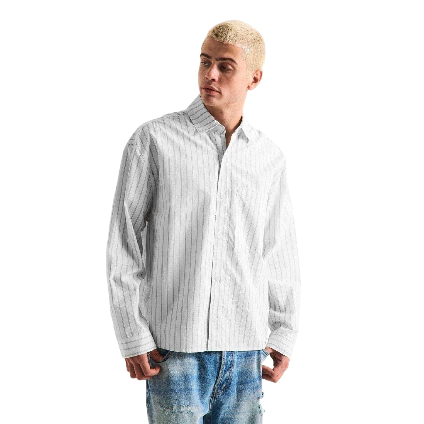 Off White - Lifestyle - MKI MIYUKI ZOKU Mens Striped Shirt