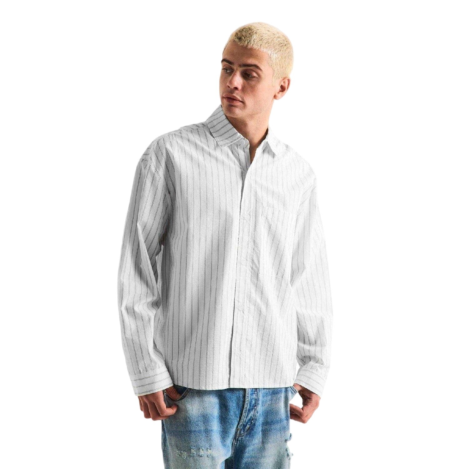 Off White - Lifestyle - MKI MIYUKI ZOKU Mens Striped Shirt