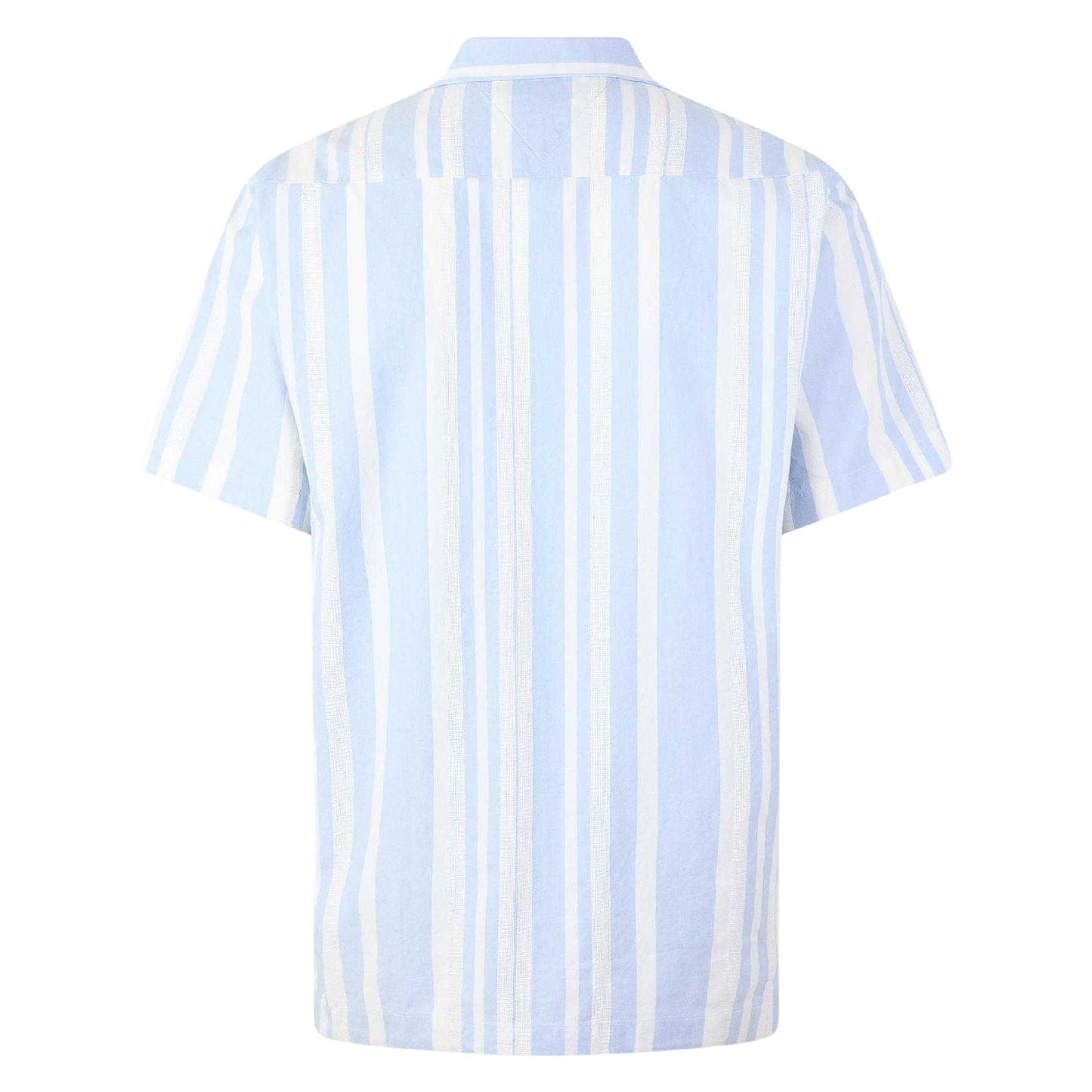 Breezy Blue - Back - Tommy Hilfiger Mens Striped Shirt