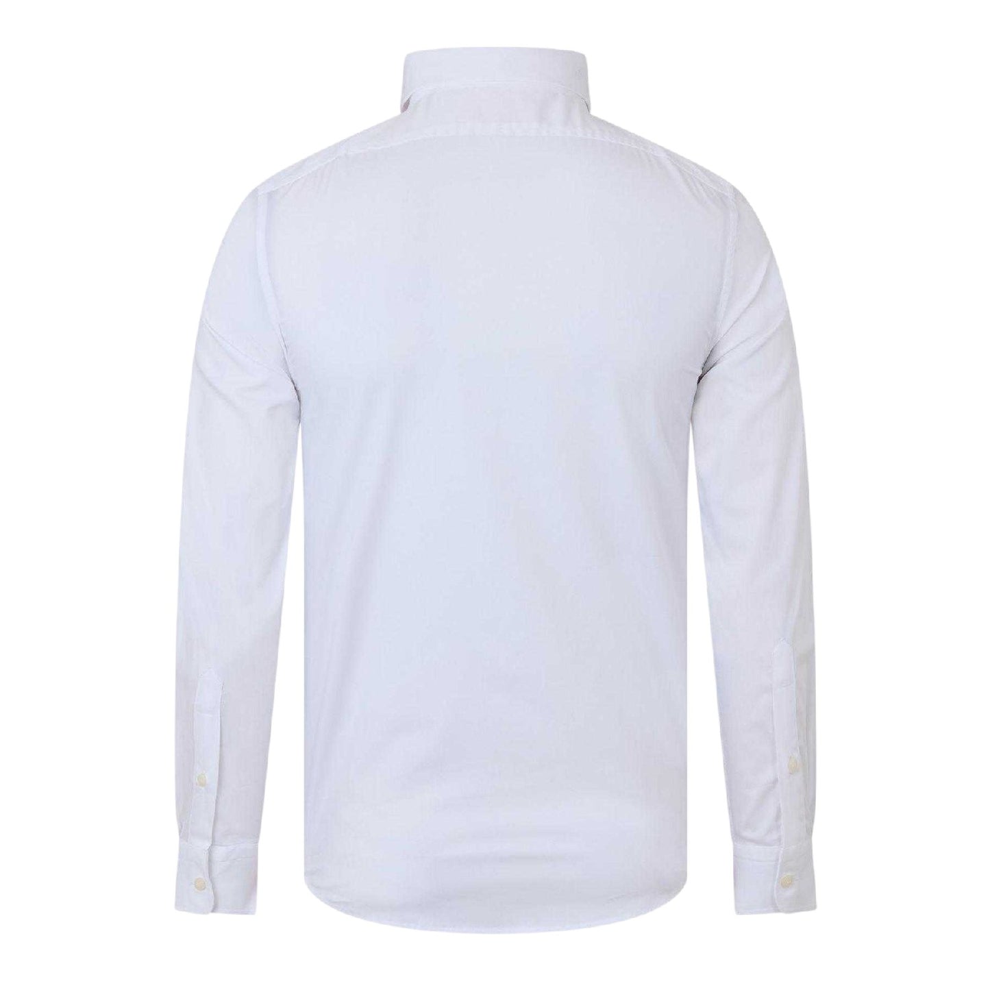 Bright White - Back - Diesel Mens Benny Plain Long-Sleeved Shirt