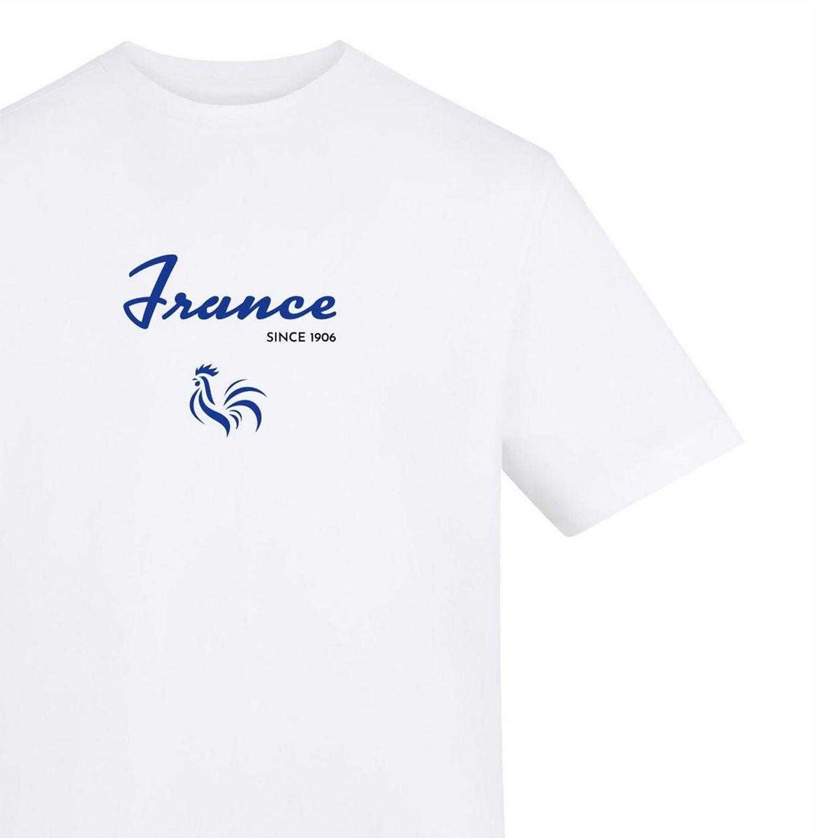 White - Side - AWD Unisex Adult France Since 1906 T-Shirt