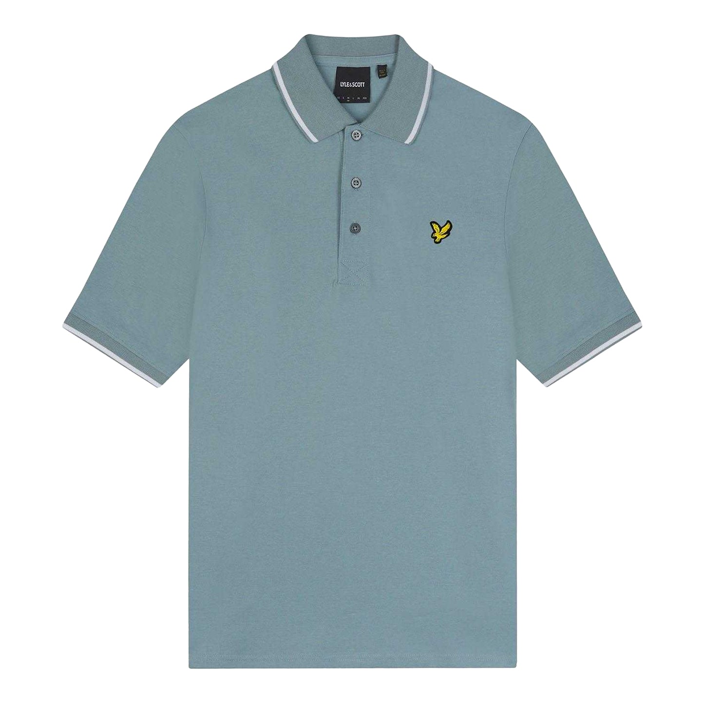 Blue - Front - Lyle & Scott Mens Tipped Polo Shirt