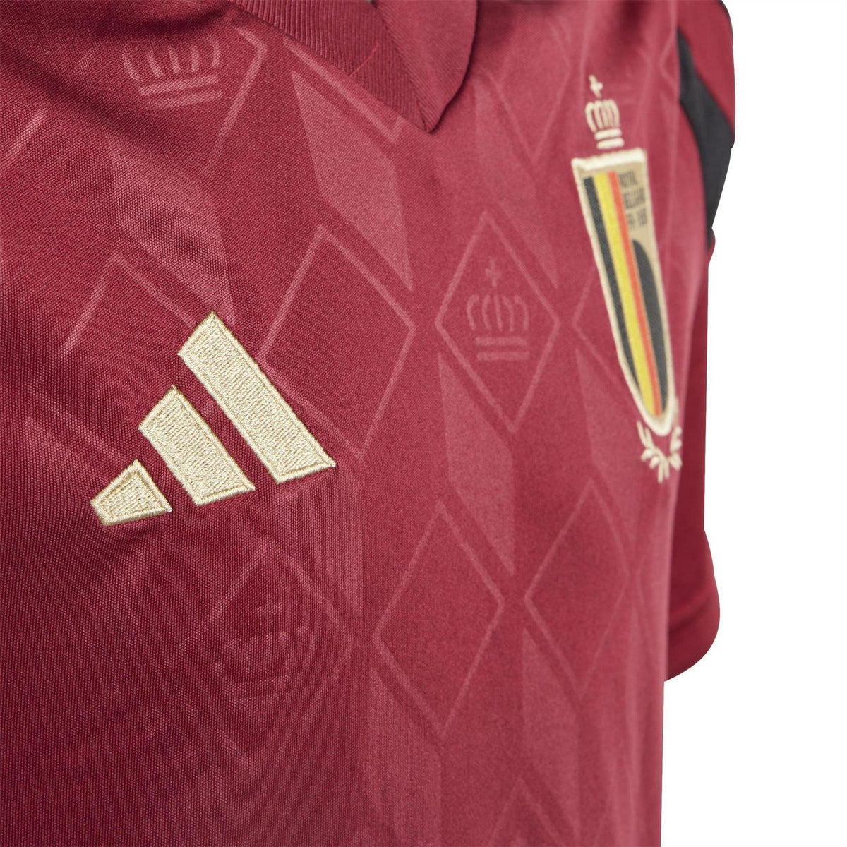 Red - Lifestyle - Adidas Childrens-Kids 2024 Belgium Home Shirt