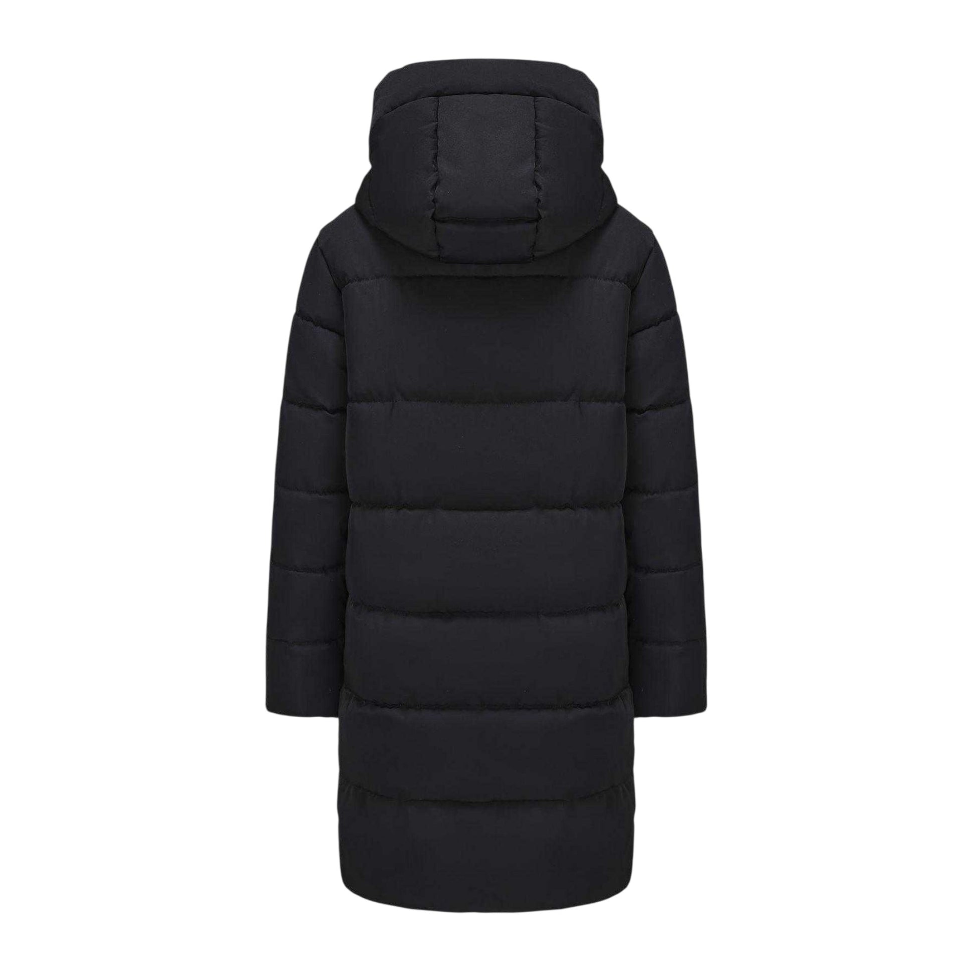 Black - Back - Gelert Childrens-Kids Ottawa Plain Hooded Parka