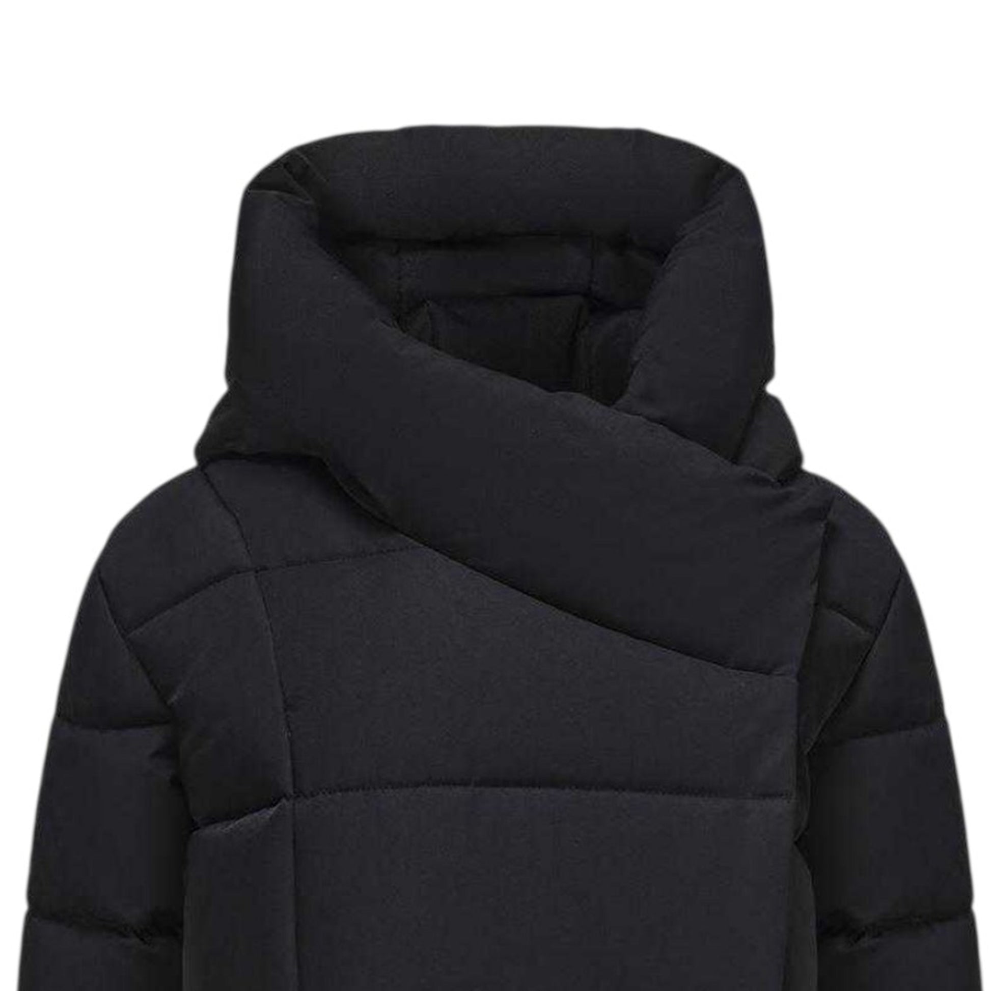 Black - Side - Gelert Childrens-Kids Ottawa Plain Hooded Parka