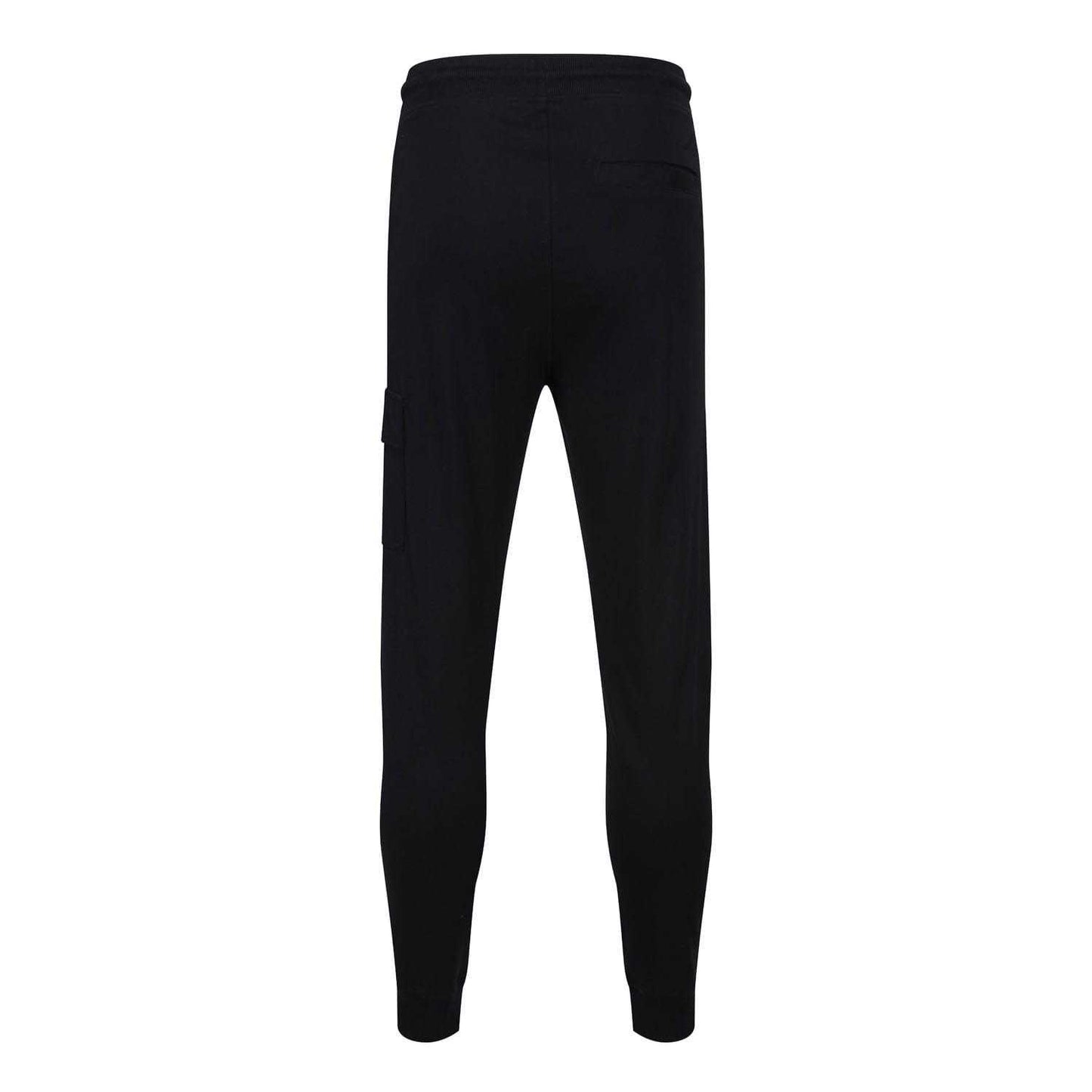 Black - Back - Luke 1977 Mens Houston Jogging Bottoms