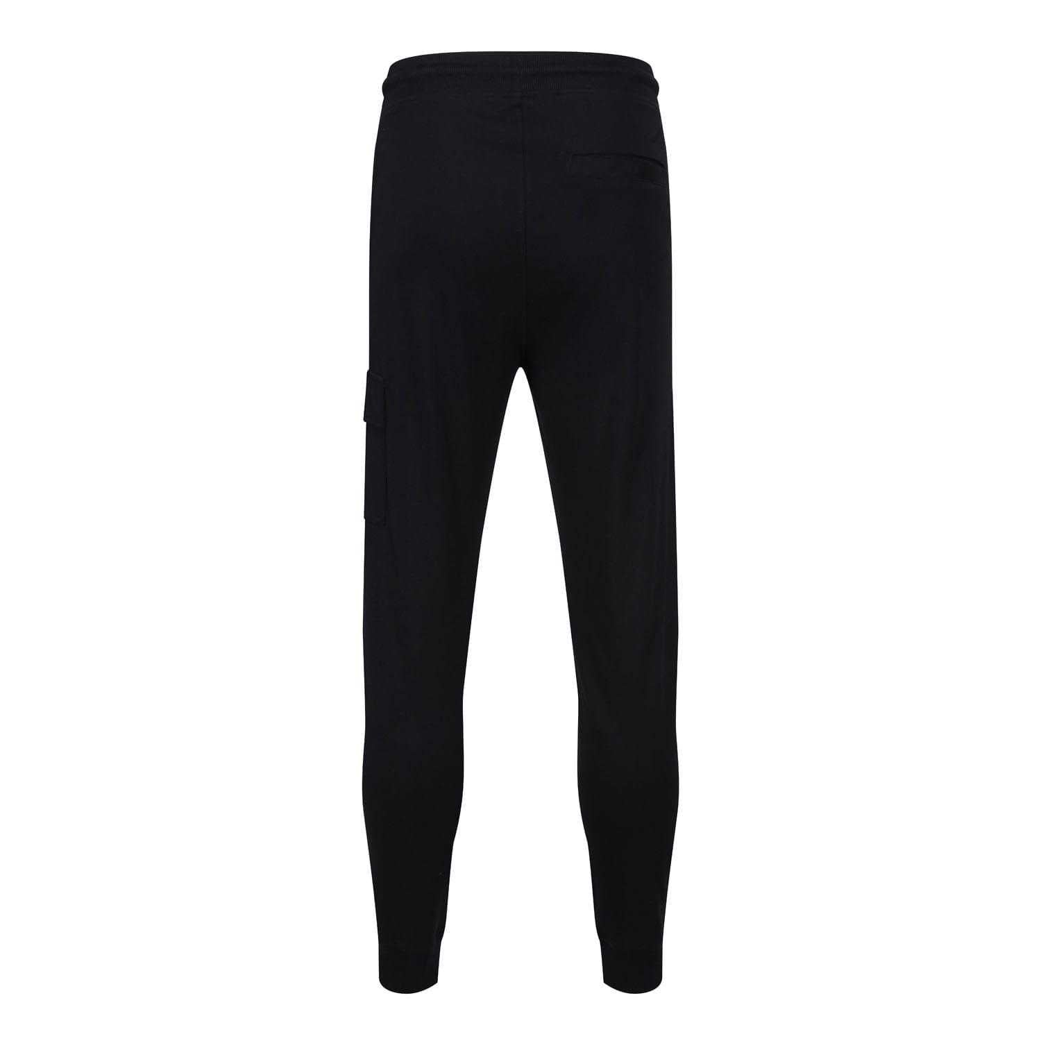 Black - Back - Luke 1977 Mens Houston Jogging Bottoms